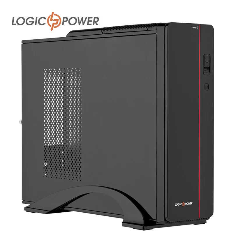 LOGIC POWER desktop font b computer b font case New Arrivals 80mm FAN CD ROMx1 HDDx1