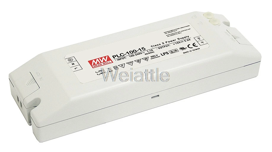 MEAN WELL оригинальный PLC-100-27 27V 3.55A meanwell PLC-100 95 85 W одиночный выходной импульсный
