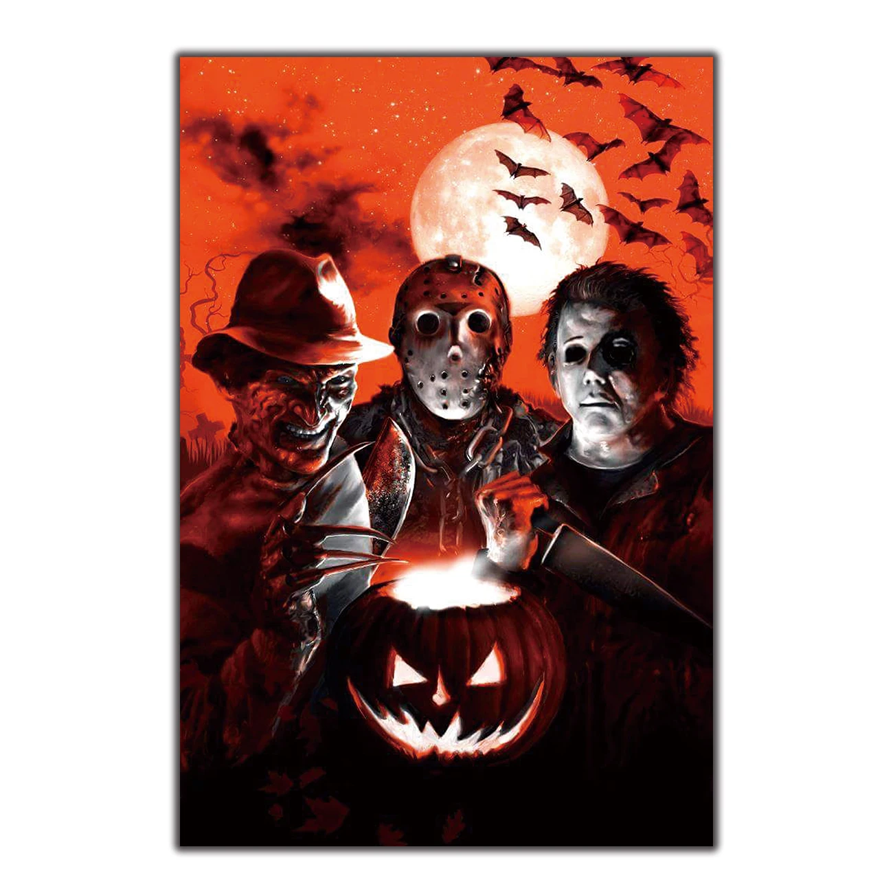 

Art Poster Classic Horror Movie Jason Home Decor 12x18 24x36 27x40 Wall Canvas Painting Print Modern
