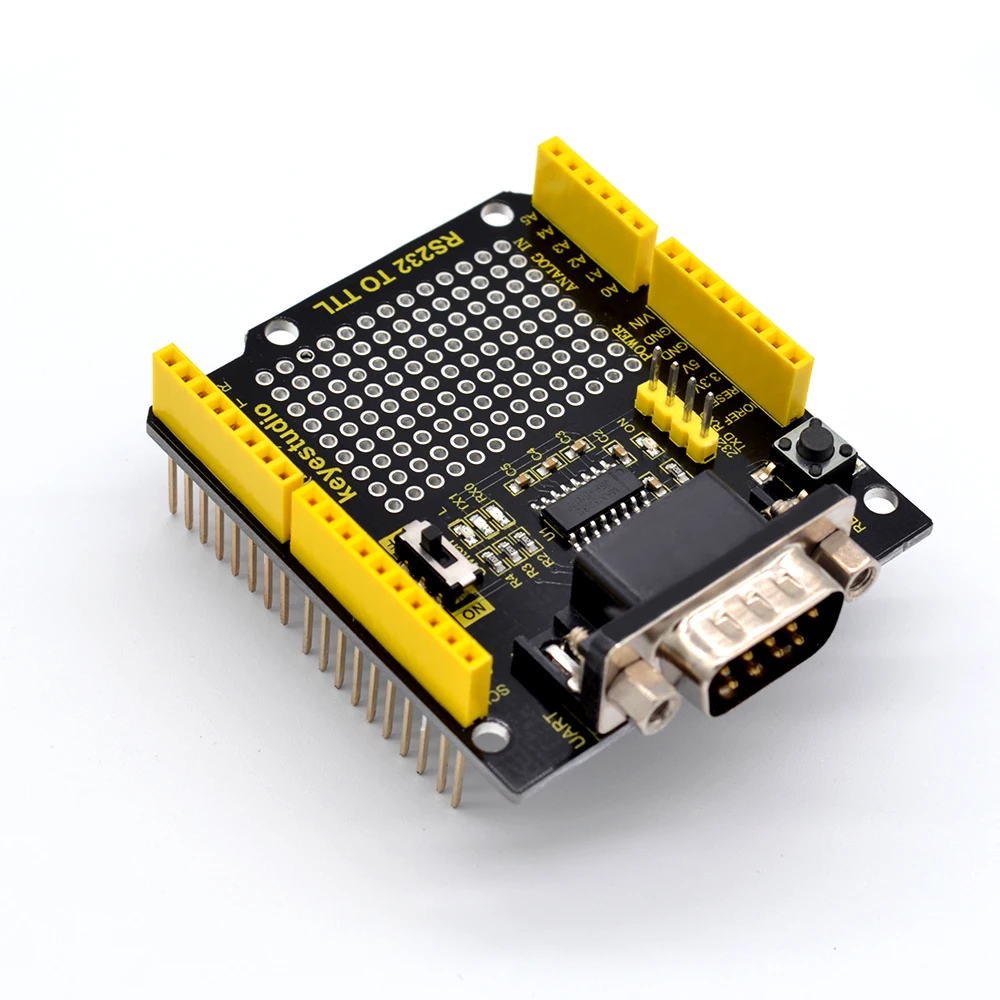 Keyestudio RS232 к ttl плата преобразования щит для Arduino UNOR3 совместим с RS232 интерфейсом