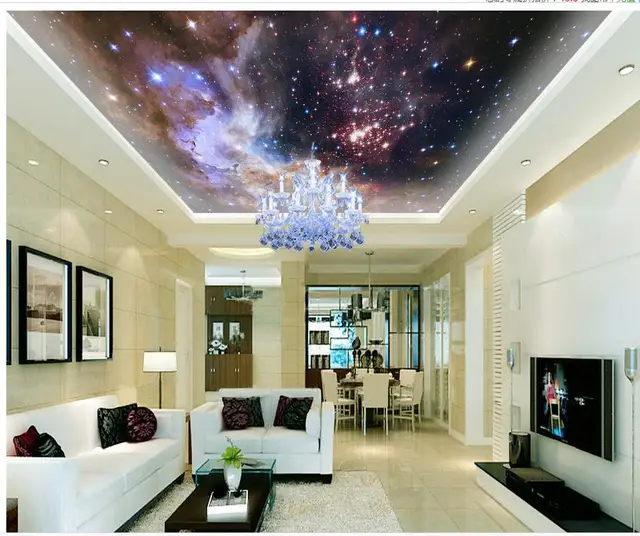 Plafond Behang 3d plafond muurschilderingen behang mooie sterrenhemel plafond mural hemel plafond behang woondecoratie behang 3d moderne.jpg 640x640 - Plafond Behang