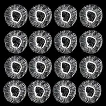 100 шт одноразовые прозрачные наушники для душа водостойкие для окрашивания волос защита для ушей от воды колпачки аксессуары