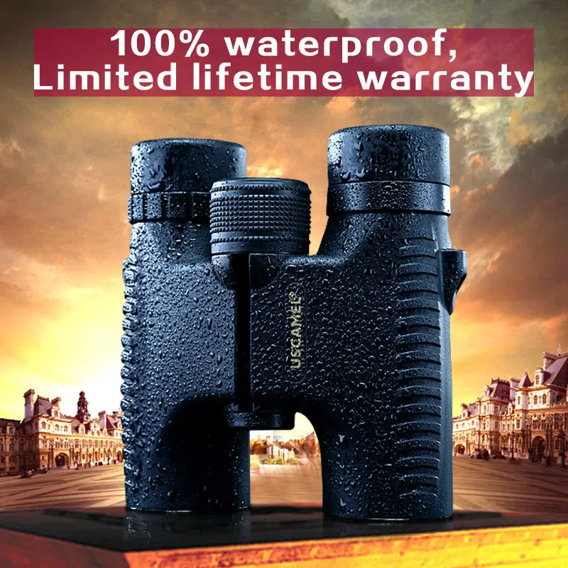 USCAMEL HD 10x26 font b Binoculars b font Powerful Zoom Long Range 5000m Professional Waterproof Folding
