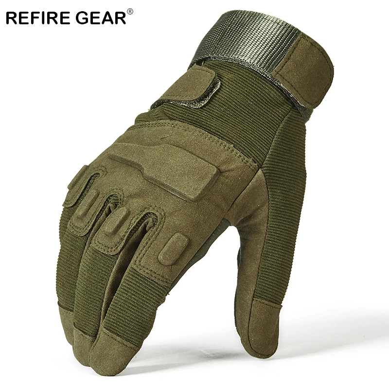 Refire gear Военные стильные уличные походные перчатки мужские тактические походные перчатки на полный палец мужские SWAT полицейские Пейнтбольные армейские перчатки