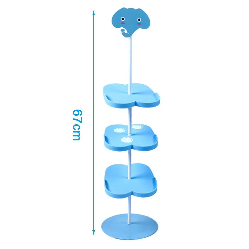 67 см полка для обуви Детская мультяшная животное обувь с узором Подставка-органайзер емкость для хранения домашняя мебель