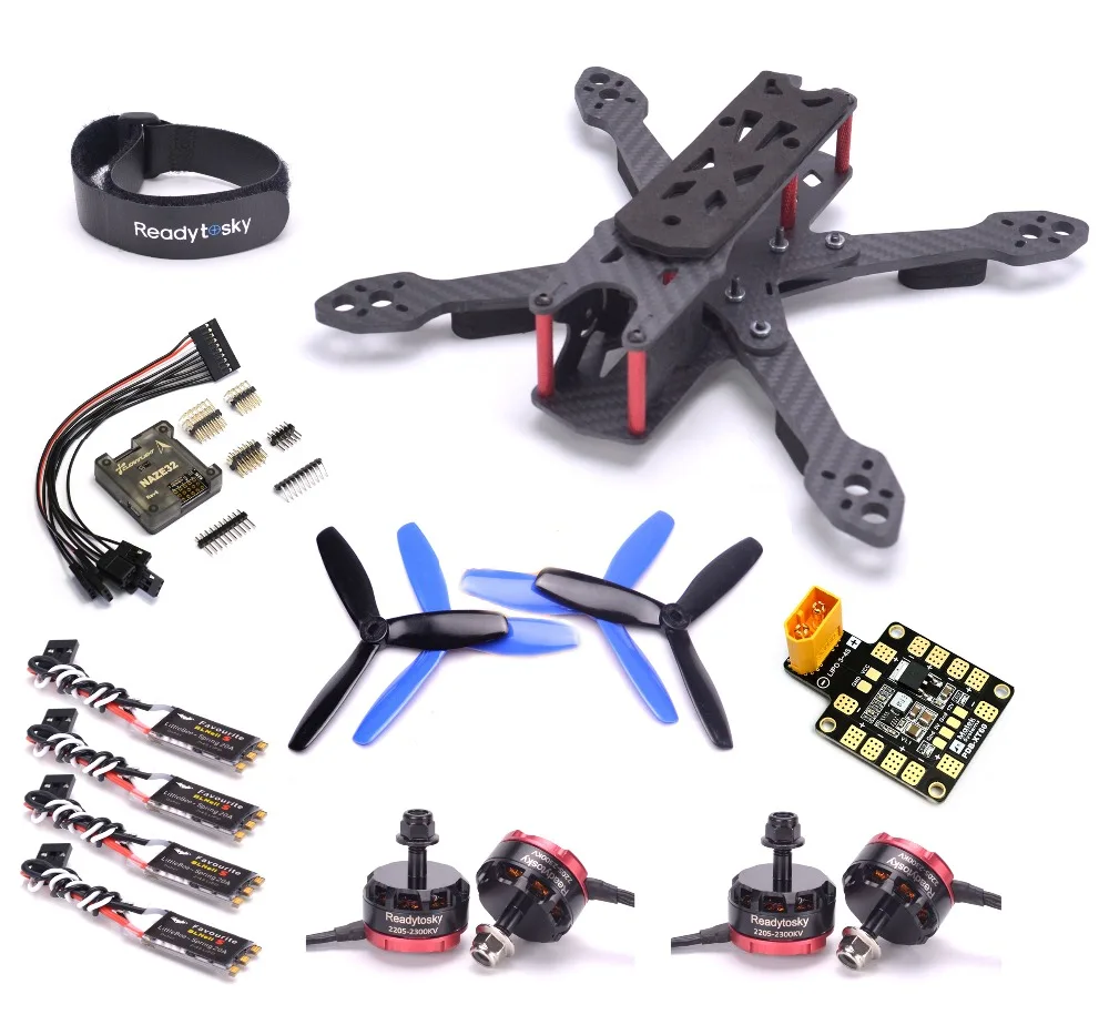 Марсианская рептилия IV рамка 220 мм RS2205 2300KV 3 4s мотор Littlebee SPRING 20A BLHeli_S ESC NAZE32