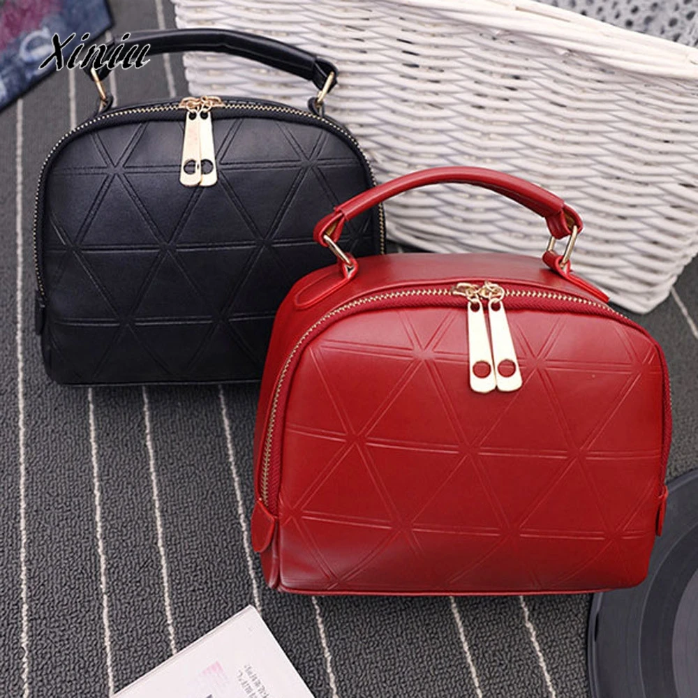 

2018 Cheaper price promotion lady shoulder bags Fashion Handbag Shoulder Bag Lady Tote Purse PU Leather Women Messenger