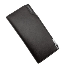 Модные кожаные мужские кошельки, Большой Вместительный длинный мужской женский кошелек, тонкий кошелек для денег, клатч, органайзер, держатель для карт, монета