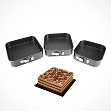 3 шт. углеродного Сталь печенье, торты сковорода с антипригарным покрытием из карбона Сталь и инновационный дизайн