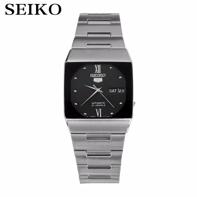Seiko 5 автоматический платье женские часы квадратный