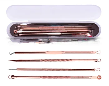 Online 50sets 4pcs/set Blackhead & Blemish Removers Acne Blemish Pimple Extractor Remover Needles Face Cleaning Beauty Skin Care Tool