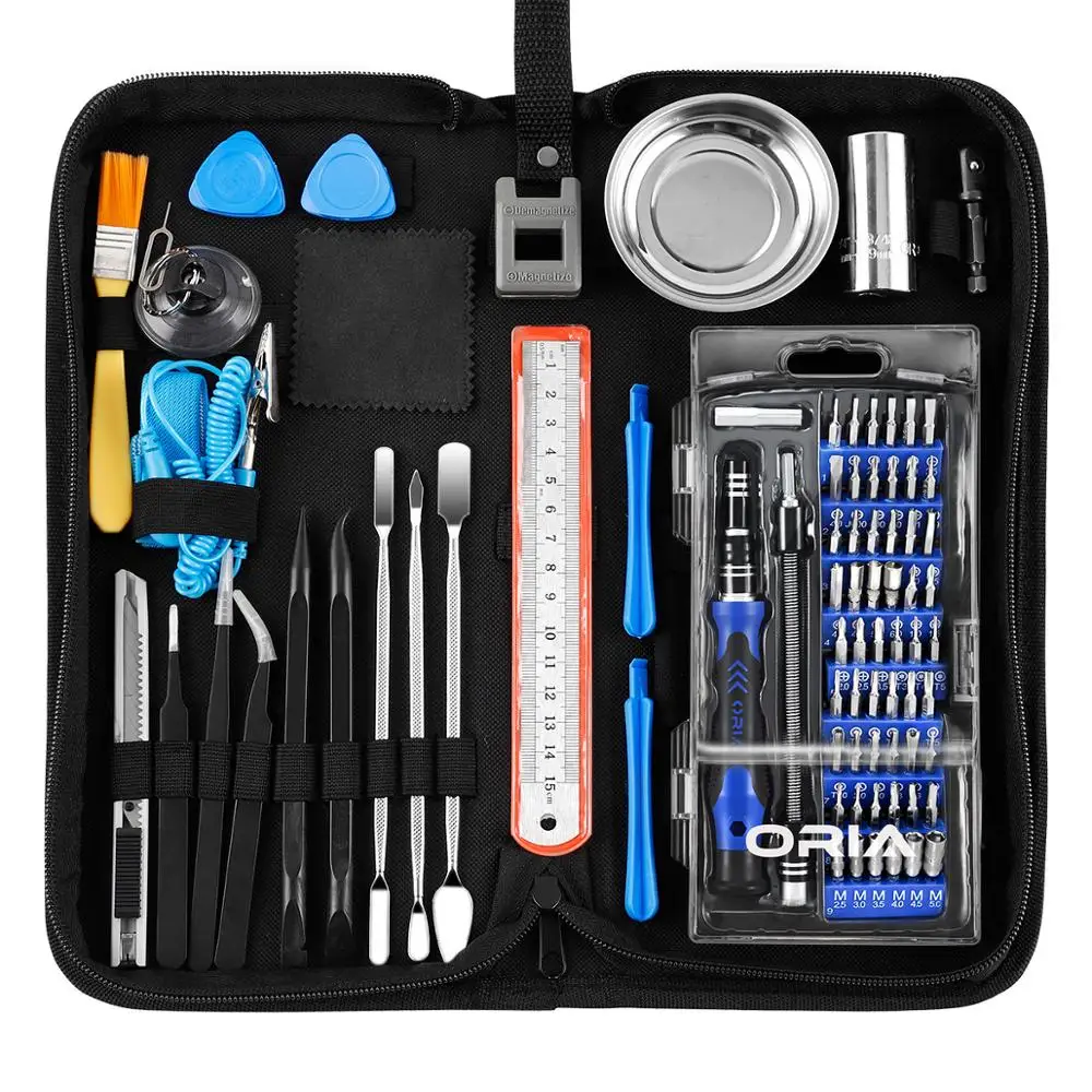 ORIA Precision Screwdriver Set Repair Tool Kit 84-in-1 Magnetic Screwdriver Set iPad iPhone PC Watches Professional Driver Kit