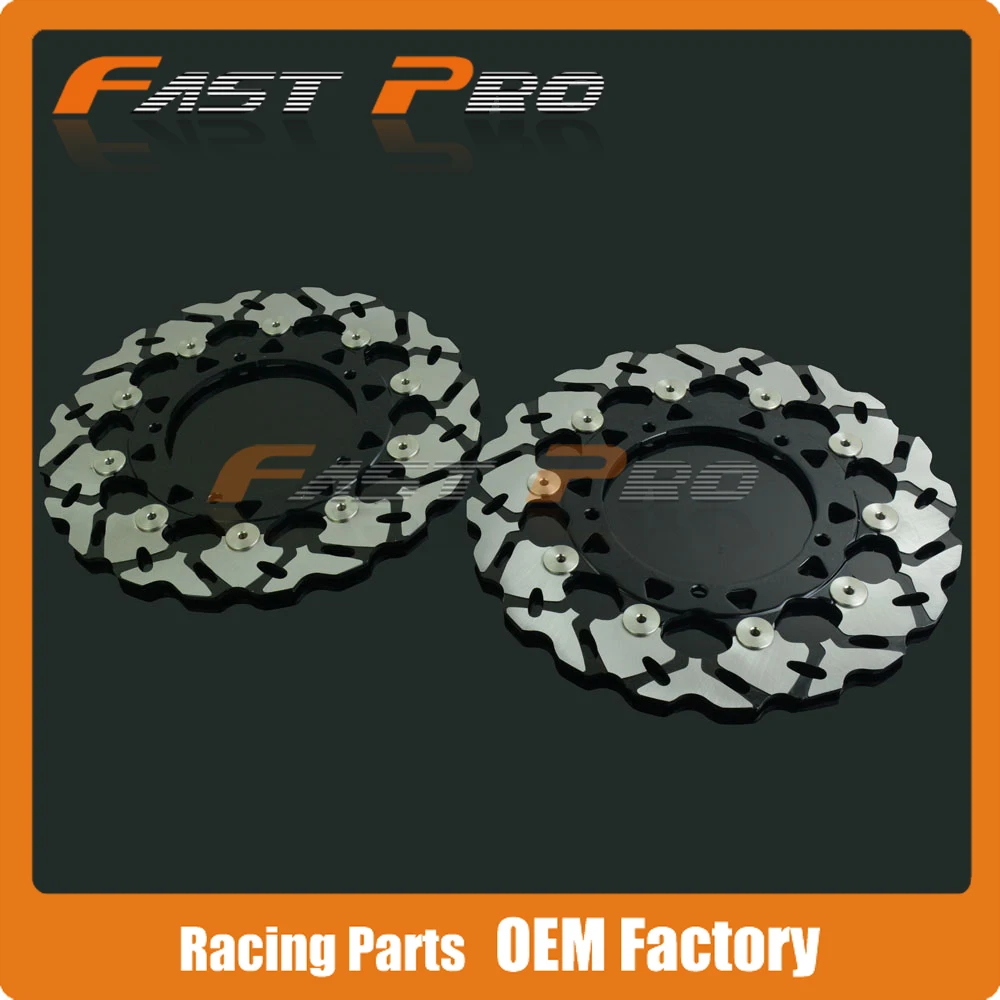 

1 Pair Front Brake Disc Rotor For Yamaha FZ1 ABS 06-14 FAZER 1000 07-12 YZF R1 04-06 FZ1N FZ1S 06-12