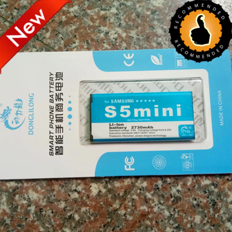 Сменный аккумулятор DLL EB-BG800CBE мобильный телефон для Samsung GALAXY S5 mini SM-G800F G870a G870W 2730 мА