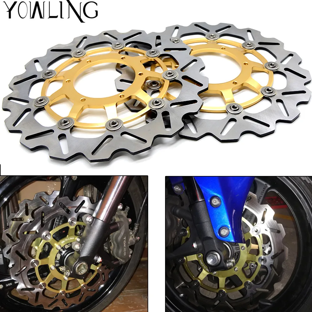 1 пара передних тормозных дисков для Honda CBR600RR 03 14 CBR1000RR 04 05 CB1300 09 CBR 600 600RR 1000 RR