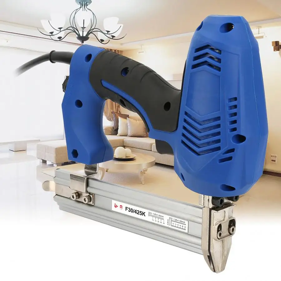 

F30/K425 Electric Nail Gun Straight Nailers Woodworking Power Staple Gun EU Plug 220V Power Tool Straight Nail Gun