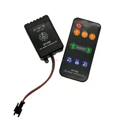 SP106E светодиодный Музыка контроллер 9 ключи DC5V-12V WS2811/WS2812B/6812/1903/6803 Магия Светодиодный лента цифровой красочные музыка контроллер