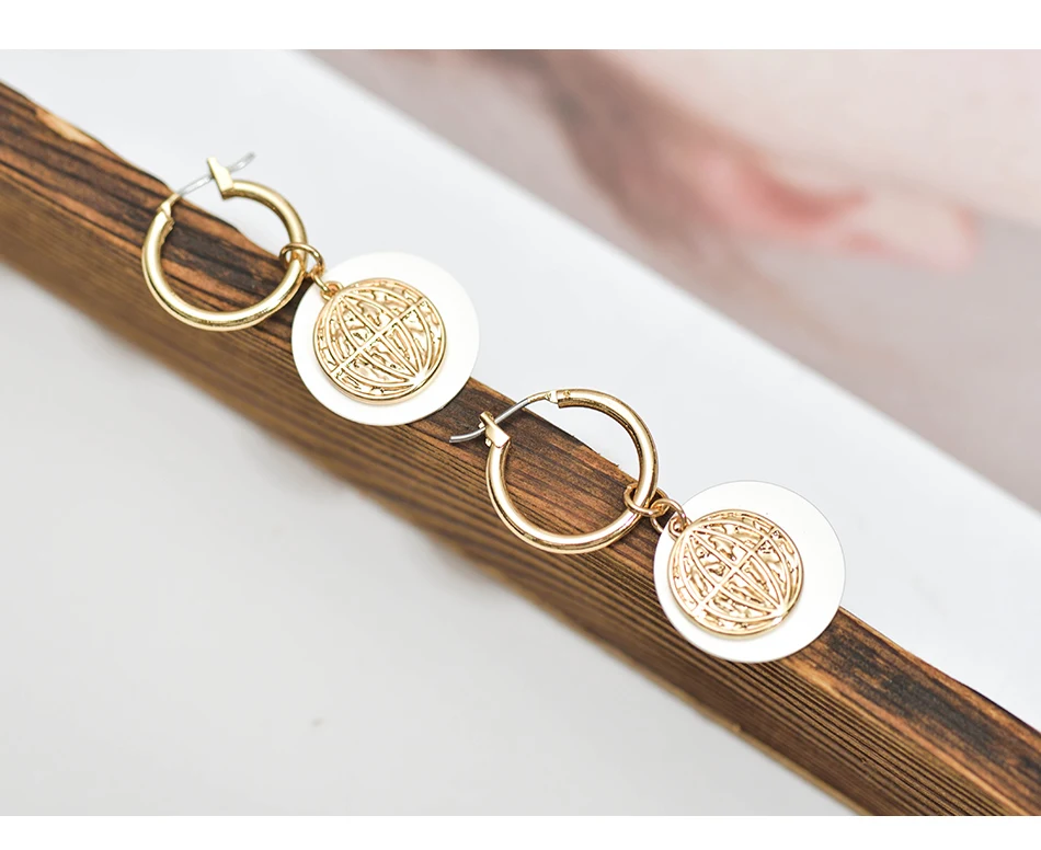 Дикие и Свободные европейские круглые золотые серьги-кольца, женские богемные ювелирные изделия, очаровательные маленькие минималистичные Кольца Для Пирсинга Ушей