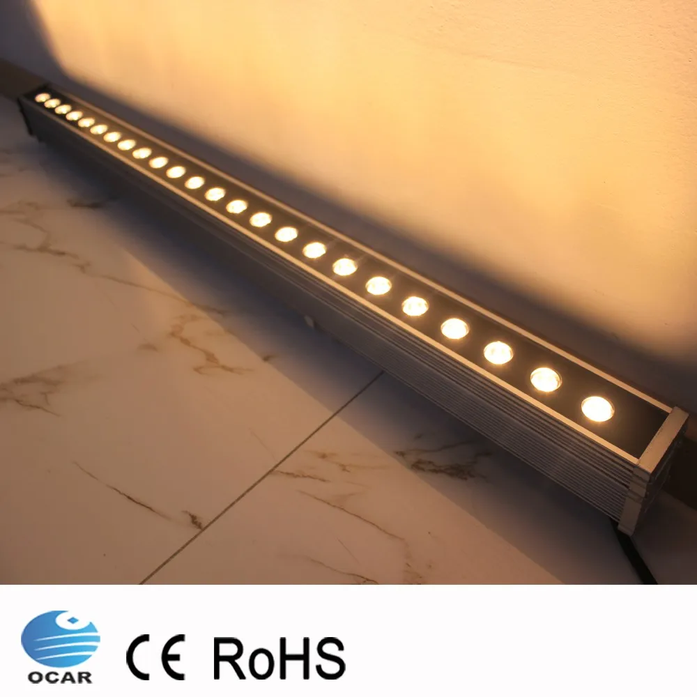 

1M 48W LED Wall Washer Landscape light AC 24V AC 85V-265V outdoor lights wall linear lamp floodlight 100cm wallwasher