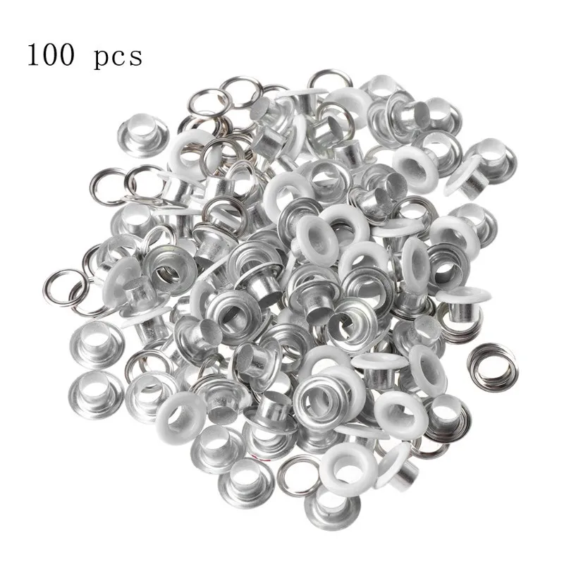 

100pcs/Bag Eyelets Rivet DIY Button Hole Clothes Metal Buckle Corns Multicolor 5mm Diameter Eyelets Buckles Decorations