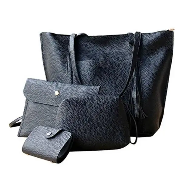 

TFTP-Fashion Women Leather Handbag Lady Shoulder Bags Tote Purse Messenger Satchel Set