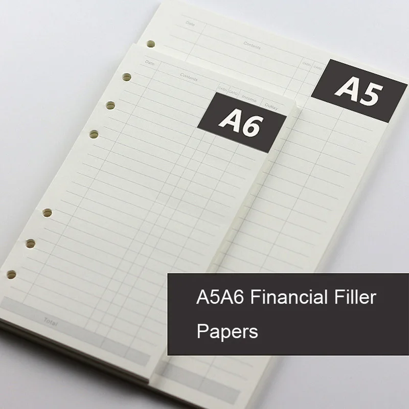 A5 A6 A7 бездревесная печать бумажный планировщик внутренние страницы для Filofax креативный офисный блокнот спираль наполнитель бумага s Биндер внутренняя страница