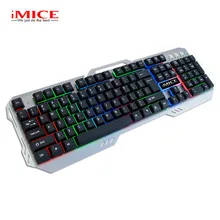 New AK500 Backlight Suspension Mechanical Touch Metal Glow USB Wired Gaming Keyboard