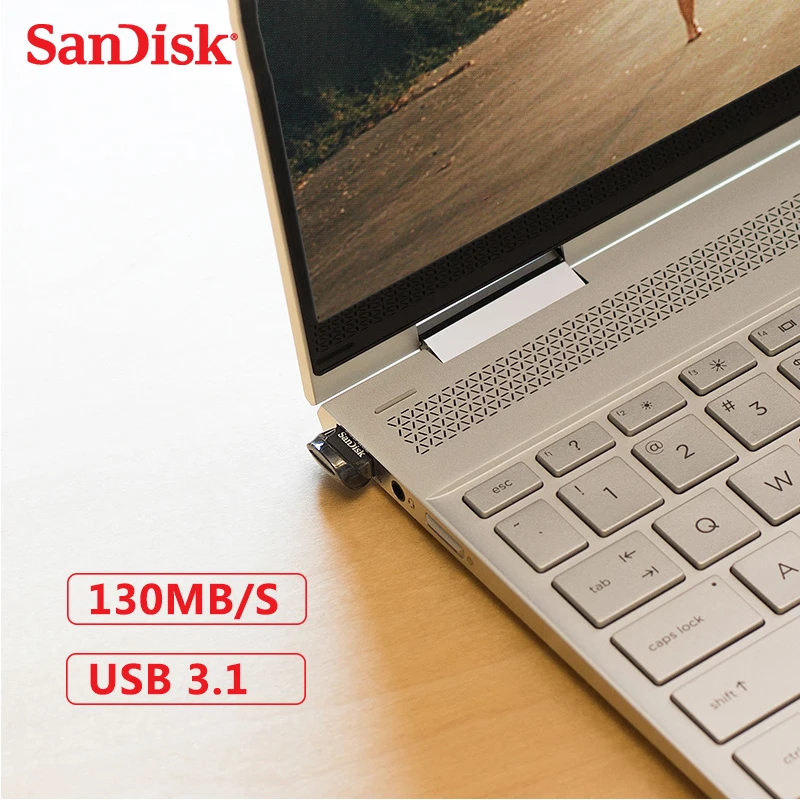 USB 3,1 SanDisk USB флэш-накопитель 64 ГБ CZ430 16 Гб мини-накопитель высокоскоростной USB накопитель 32 ГБ 128 ГБ флешка