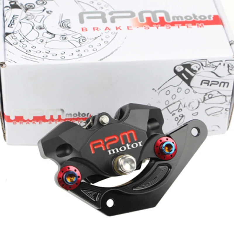 

RPM Brand CNC Motorcycle Small Crab Brake Calipers + 220mm Brake Disc Brake Pump Adapter Bracket Kit Universal For Honda MSX125