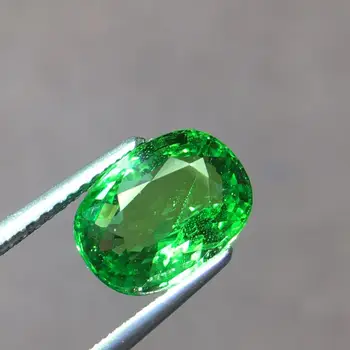 

Tsavorite Gemstone 100% Natural Green Tsavorite Loose Gemstones 2.9ct Loose Stones for Jewelry Making