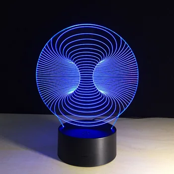 

Creative 3D lamp 7Colors Changeable LED Night Light Christmas Holiday Gifts Table Lamps Child Besides Lampara Indoor bulb Lampen