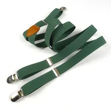 Зеленые летние модные подтяжки