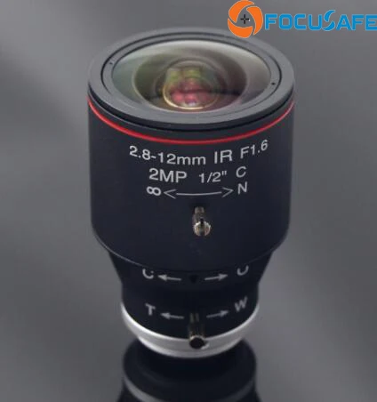 

Focusafe 2.8-12mm 1/2" format Manual iris C Mount Lens