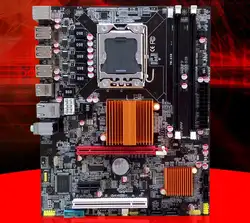 Новая материнская плата x58 материнской платы с USB3.0 порт Поддержка ecc ram LGA 1366 DDR3 ATX плата Бесплатная доставка