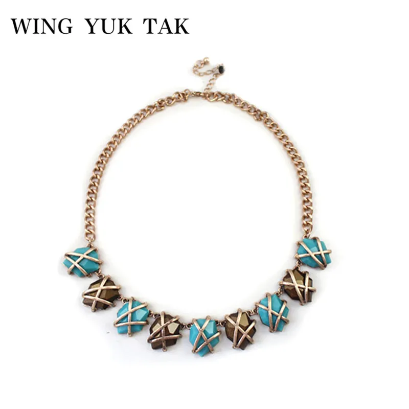 

wing yuk tak 2018 New Arrival Bohemia Unique Simple Torques Personality Choker Necklace For Women 4 Colour Fashion Brand Jewelry