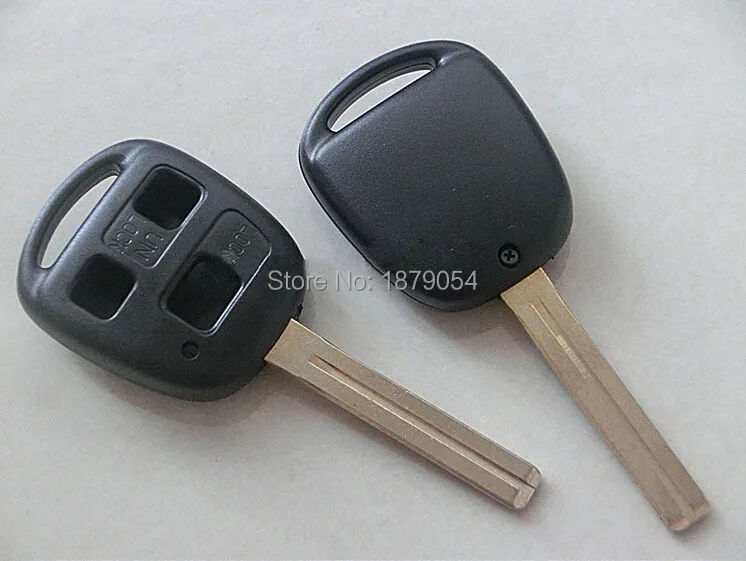 No Logo Lexus remote key shell 3 button TOY48 Long