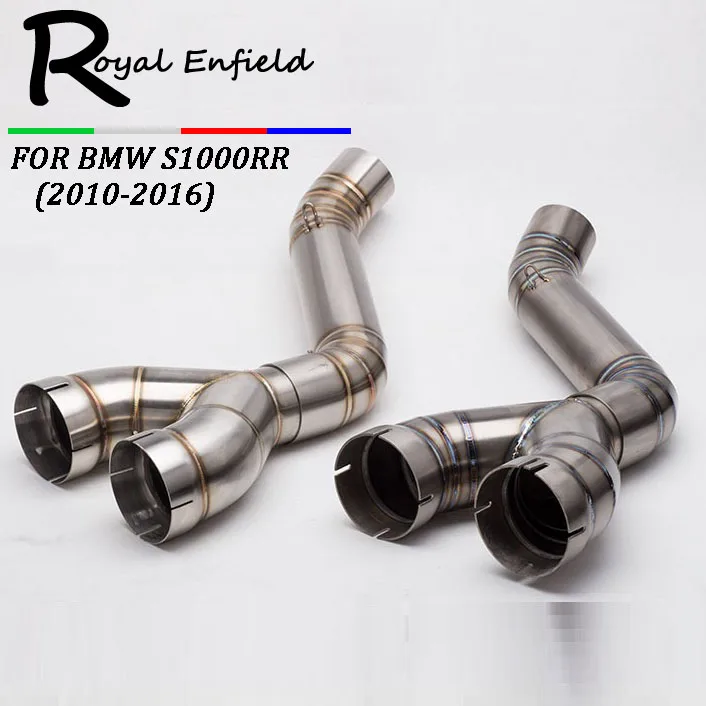 

Titanium Alloy Stainless steel Motorcycle Exhaust Middle Pipe Case For BMW S1000RR 2010-2016