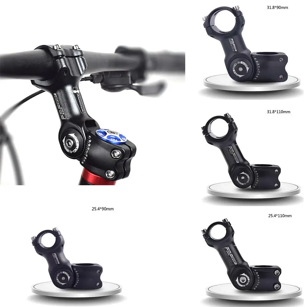 

Adjustable Bicycle Stem Riser 25.4mm/31.8mm MTB Mountain Road Bike Bicycle Cycling Part Aluminum Bike Stem Bicycle Accessories