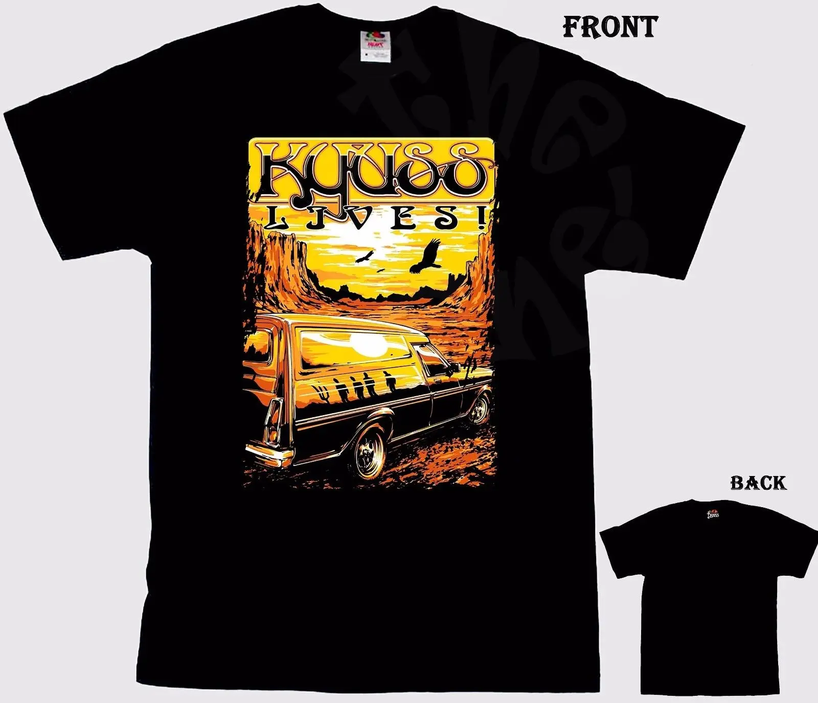 KYUSS American stoner rock band, T_shirt sizes: S to ...