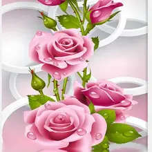 На заказ Алмазная картина eigen foto роза цветы Мандала картина Полная площадь/круглые фильмы для украшения дома птица подарки