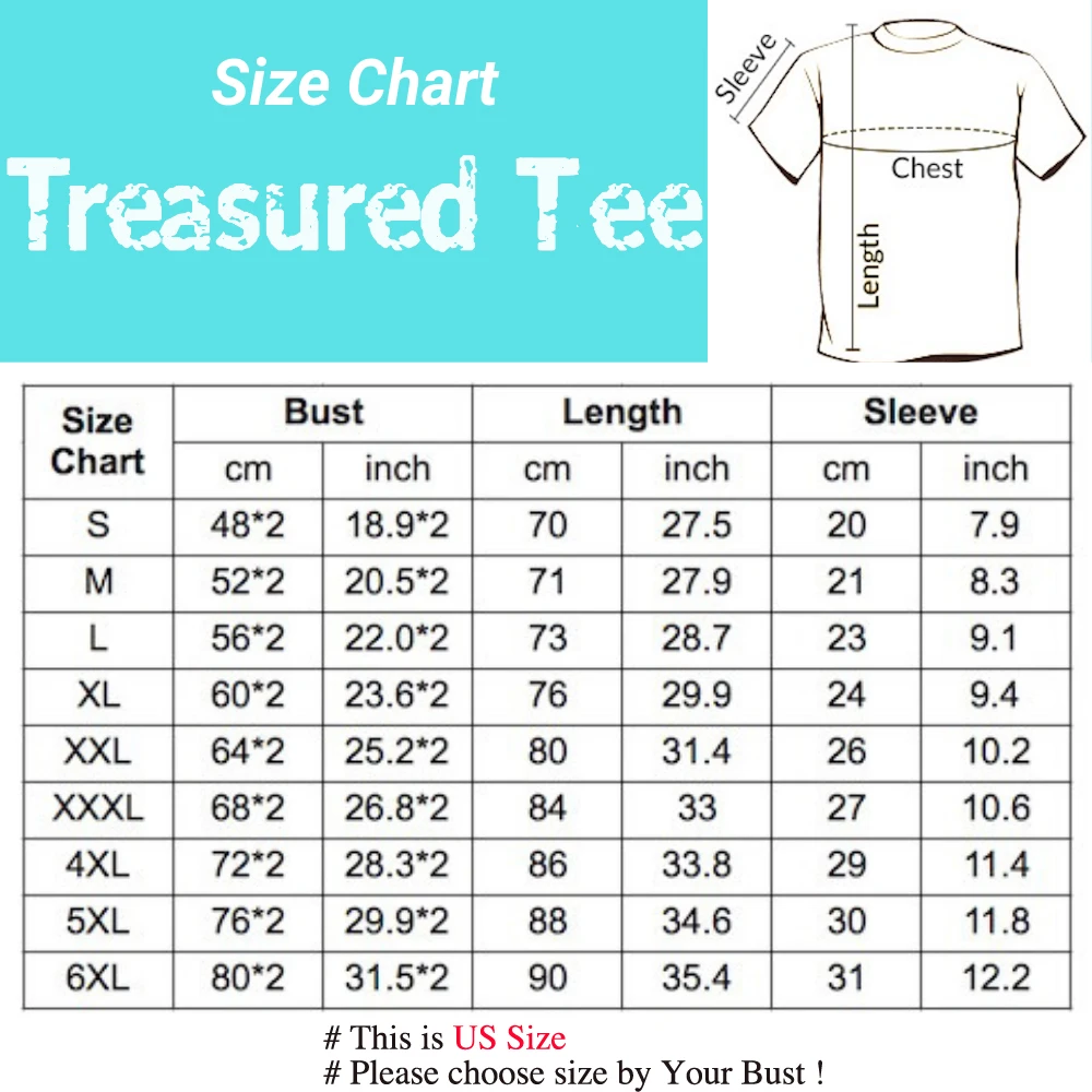 T Shirt Logo Size Chart