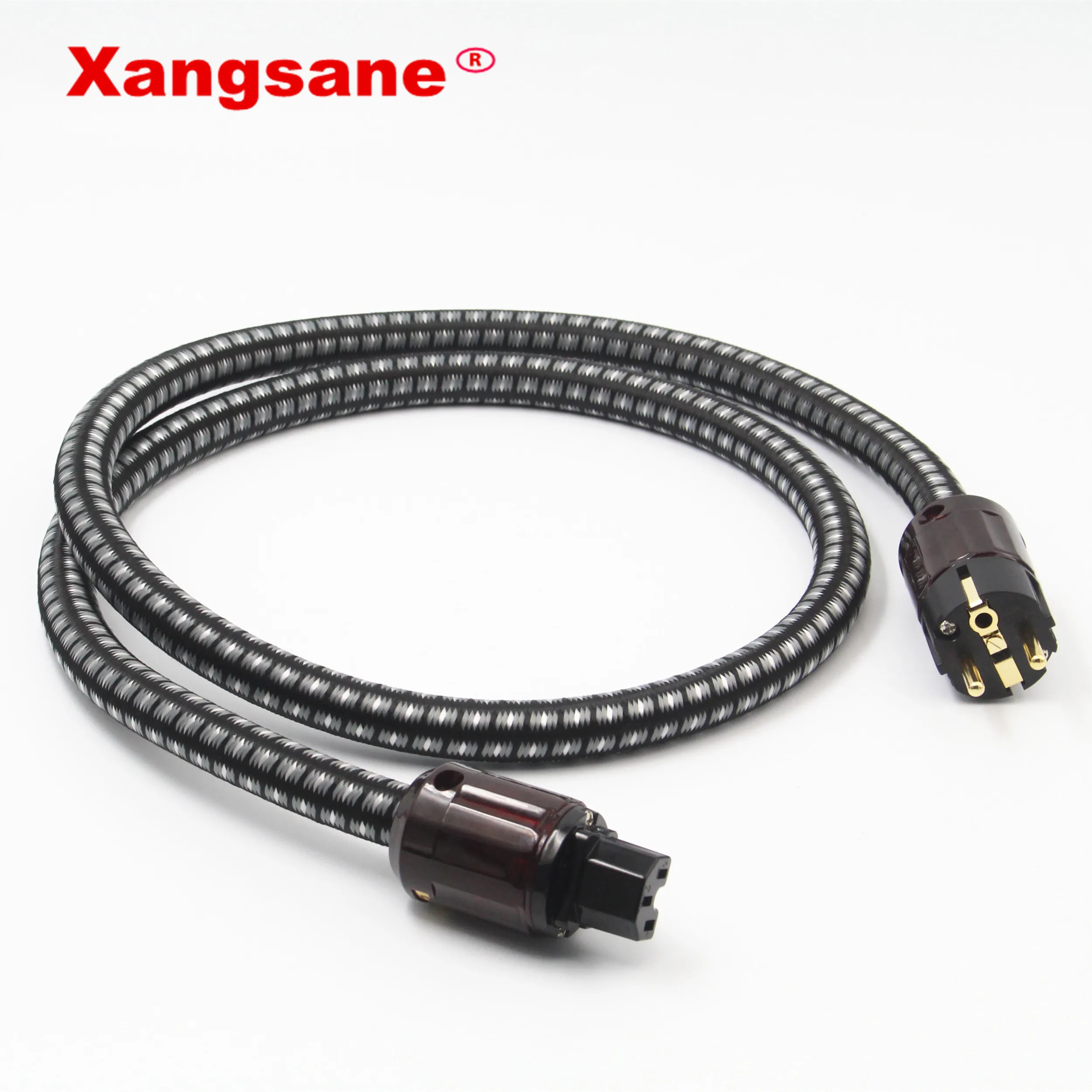 

Xangsnae fever OFC power cord US hifi power cable American standard audio CD amplifier amp EU plug Power line