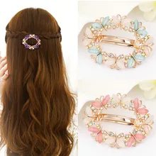 1PC Flower Butterfly Barrettes Clamp Hairpins Brooch Hair Styling Tools Crystal Rhinestone Hair Clips for Women Girls 1PC Flower Butterfly Barrettes Clamp Hairpins Brooch Hair Styling Tools Crystal Rhinestone Hair Clips for Women Girls
