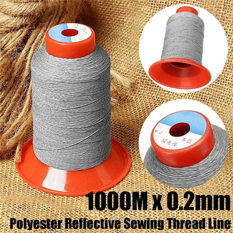 1Pc Sewing Thread Polyester Sewing Machine Thread Silver grey Night