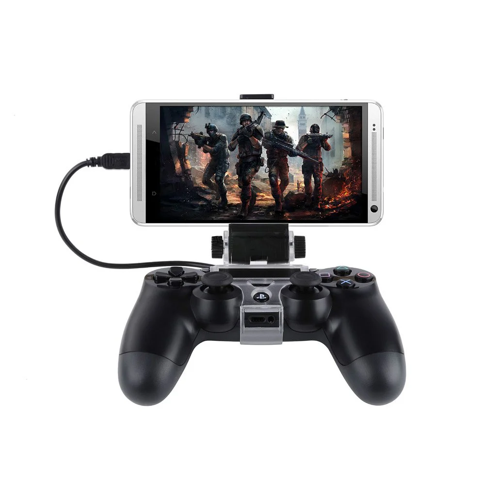 Сотовый телефон Смартфон игра для мобильного телефона держатель контроллер на защелке для геймпад Пластик стенд для Playstation PS4 игровой контроллер