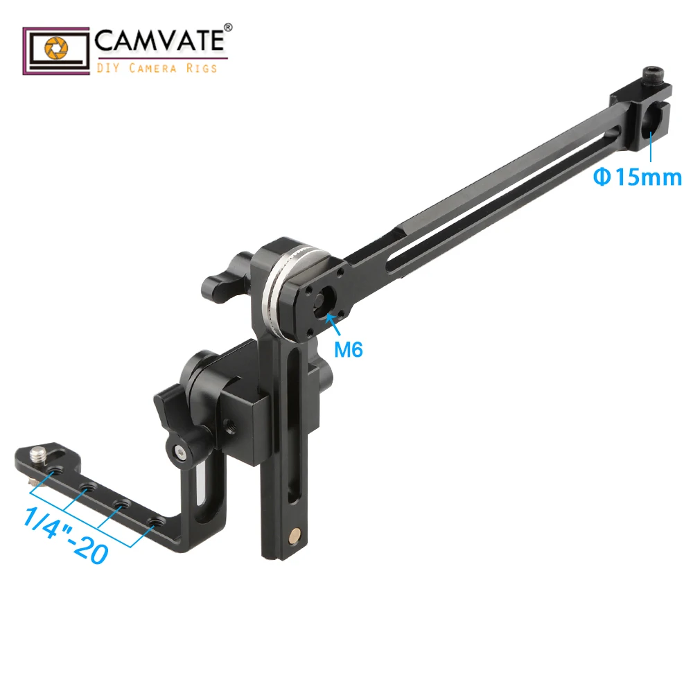 CAMVATE EVF крепление ЖК монитор Поддержка с 15 мм стержень зажим C1736 камера фотографии аксессуары