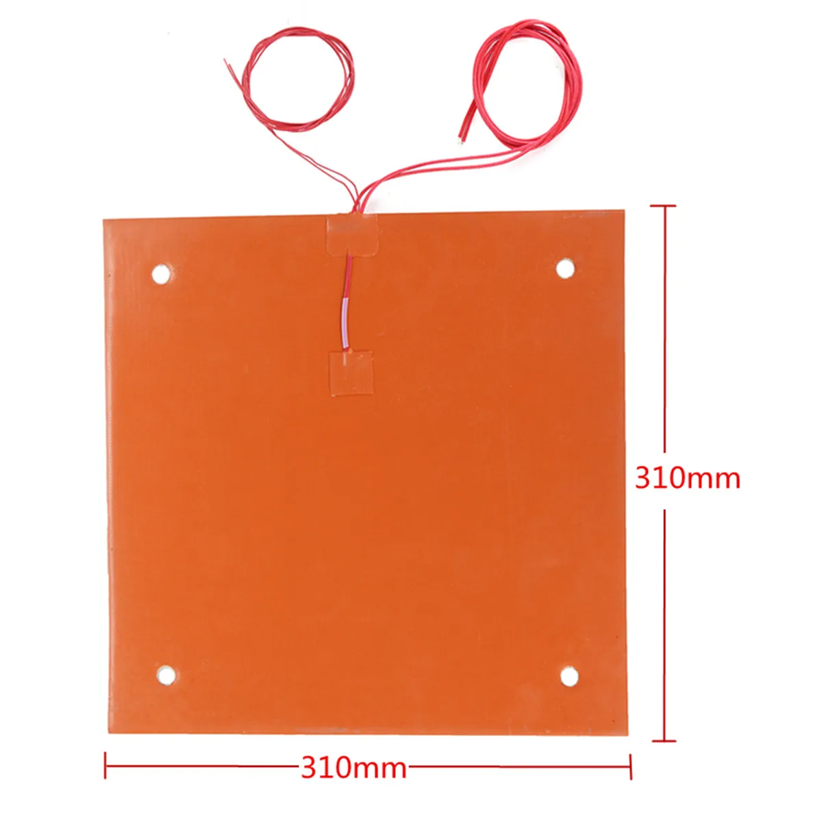 CR-10 CR-10S 310*310 мм силиконовый Нагреватель Pad 220V 750W силикон радиатор 3 м клейкой ленты для cr10 cr10s 3D алюминиевая плита горячего отжига детали нагревателя