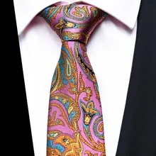 Дизайн турецкие огурцы, жаккардовый шелковые мужские галстуки на шею галстук 8 см Полосатый галстук для мужской деловой костюм деловой свадьбы