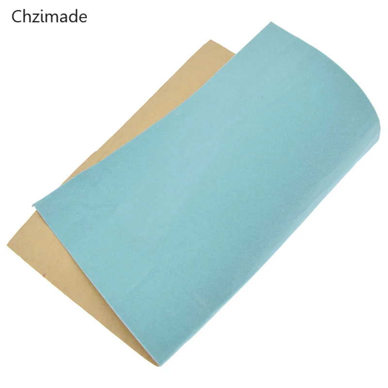 Lychee Life A4 A3 A5 однотонная самоклеящаяся бархатная кожаная ткань DIY швейная для
