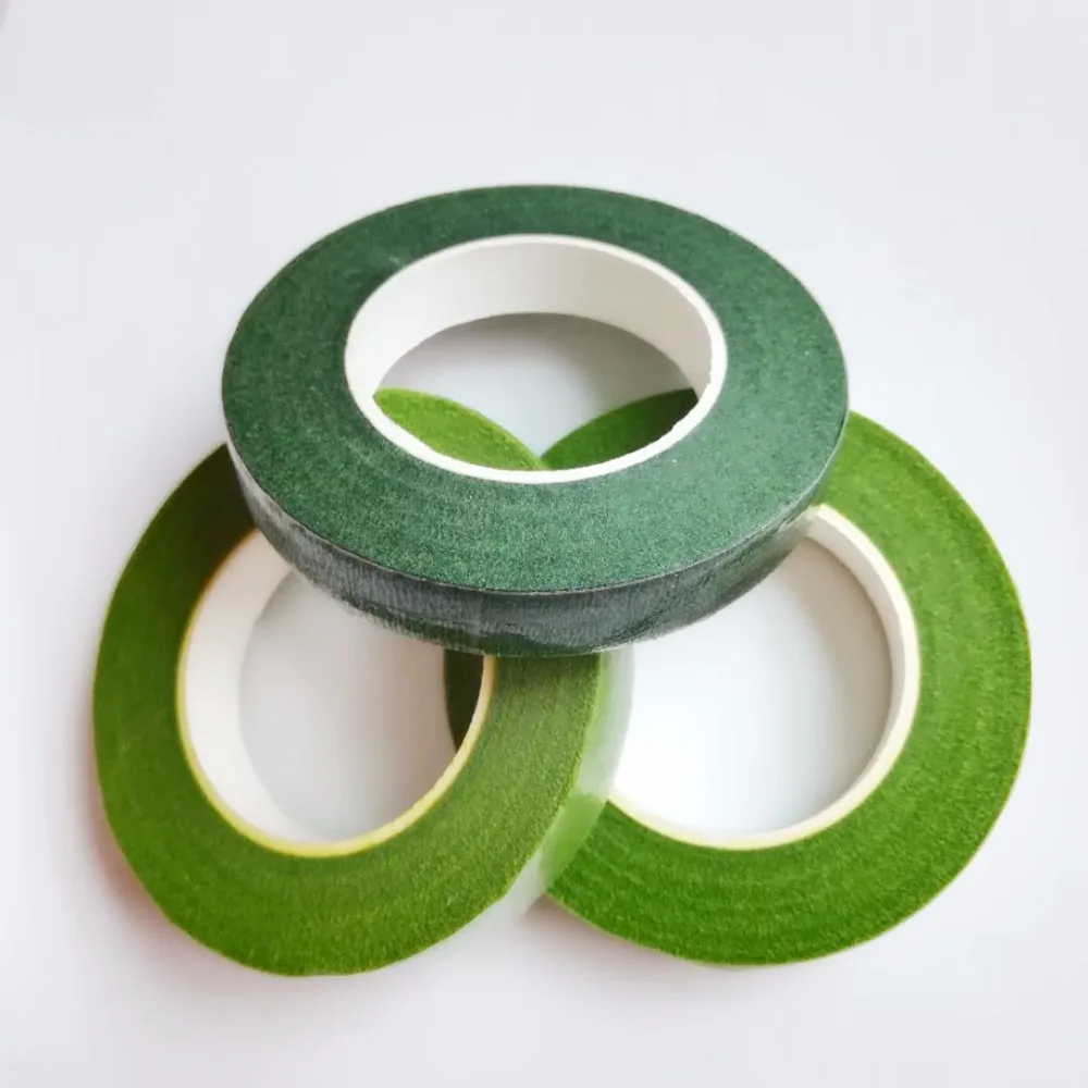 

1pcs 30 Yard 1.2cm Width Paper Tape Florist Floral Stem Wrap Artificial Flower Tape